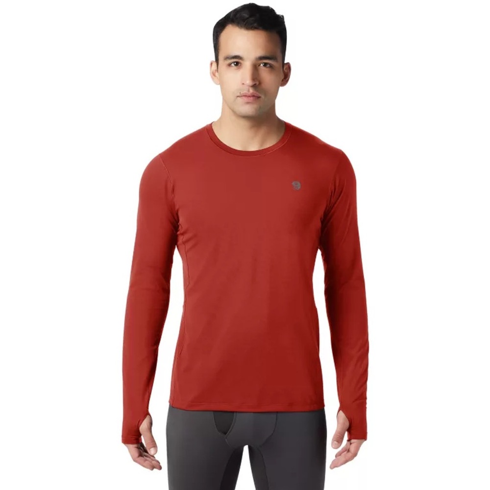 Mountain Hardwear Ghee Long Sleeve Crew, Size Small, Red, New without Tags